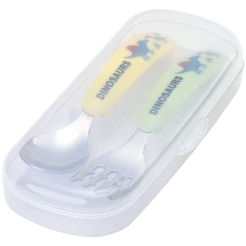 Skater Antibacterial Dishwasher Safe Spoon & Fork Set for SFBS1 (SFBS1CAG-A)