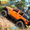 DEERC RC Ferngesteuertes Auto Crawler 4WD Stufenlose Steuerung Drag Brake Funktion mit LED Hobby RC Auto für Erwachsene Jungen Kinder Freund Geburtstag Geschenk Tag Neu