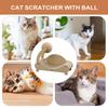 Cat Scratcher Bed Kitten Grinding Claw Couch Furniture Protector Scratcher Cozy Pet Exercise Bored with Ball for Cats Grinding