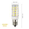 Ceramic 4W E12 LEDs Light Bulbs AC220V Fridge Screw Base Refrigerator Kitchen Hall LEDs Bulbs Non-flicker Corn Light Bulbs