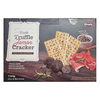 Snapik Black Truffle Jamon Crackers 1.16kg