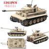 Leger Tijger I Zware Tank Bouwstenen KV-2 Panther Tanks Leger Wapens Soldaten Bakstenen Kinderspeelgoed Kinder Verjaardagscadeau