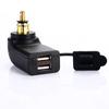 For R1200GS Adventure R1250GS ADV R1200RT S1000XR DIN Hella Port Plug Socket F850 F650 GS Dual USB Charger Power Adapter