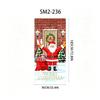 Santa Claus Christmas Hanging Cloth Background Decoration