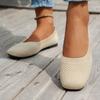 Fashion Women Flats Shoes New Spring Autumn Lightweight Knitted Shoes Loafers Comfort Breathable Mesh Slip-on Shallow Cut Flat Shoes