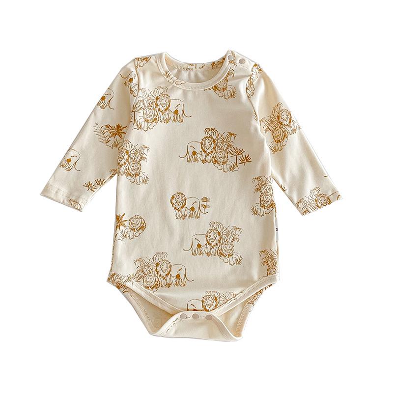 

2025 Весна INS Стиль Чистый Хлопок Детский Боди - Верхняя Одежда Ползающий Наряд 90cm