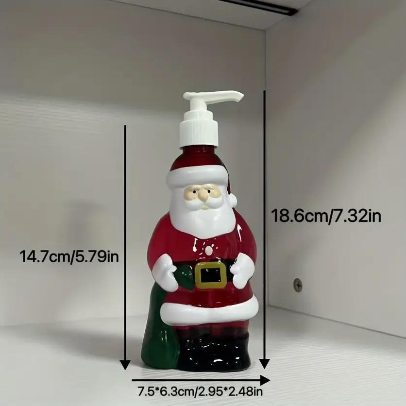10.48oz Bathroom Dispenser Seasonal Decorative Reusable Hand Soap Dispenser Christmas Soap Dispenser Home Decoration Ornaments
