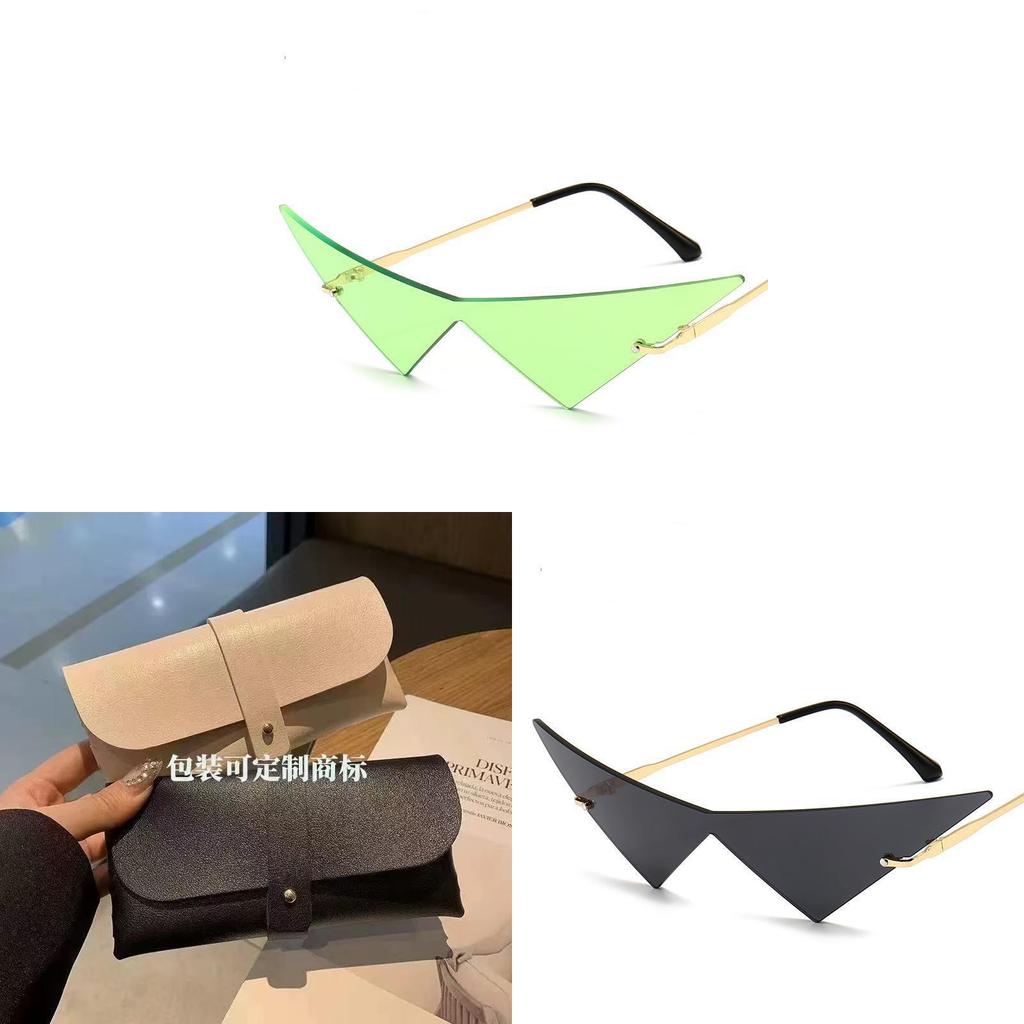 New Large Triangle Sunglasses For Men Women With Uv400 Protection Fashion Streetwear Outdoor Sport