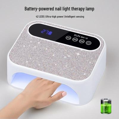 Lâmpada de Unha UV Sem Fio Recarregável para Secagem Rápida e Cura