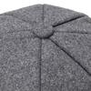 Wide Brim Sunscreen Beret Hat Skin-Touch Retro Octagonal Painter Woolen Hat for Fall Winter