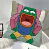 Cartoon PPepe The Frog Funny Pillow Case Square Pillow Bedroom Sofa Leisure Comfort Cushion Car Home Decoration