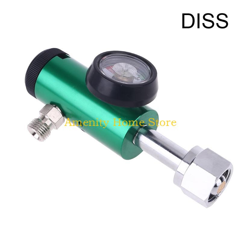F26C Upgraded Gas Oxygen Pressure Regulator Mini Oxygen Regulator Flowmeter Durable