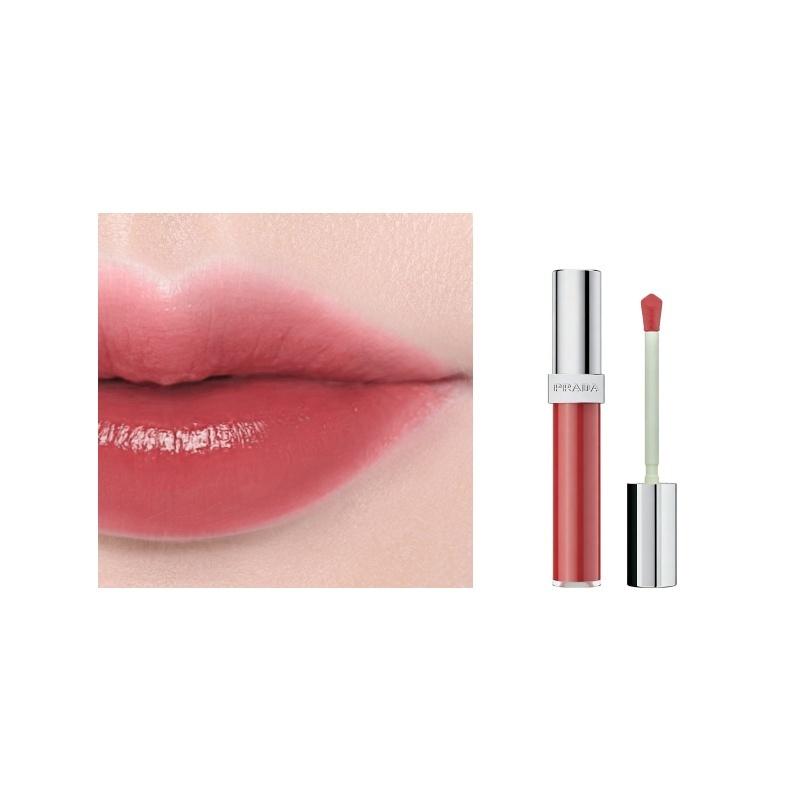 Prada Glass lip glaze, lipstick, mirror