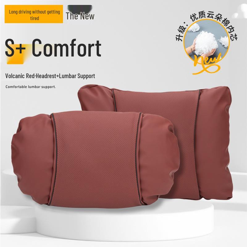 Neck and Lumbar Support Pillow for Hongqi: H5, HS5, H9, H6, HS7, PHEV Models