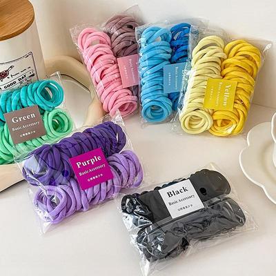 Colorati Elastici Asciugamano Delicati per Capelli per Bambine e Neonati