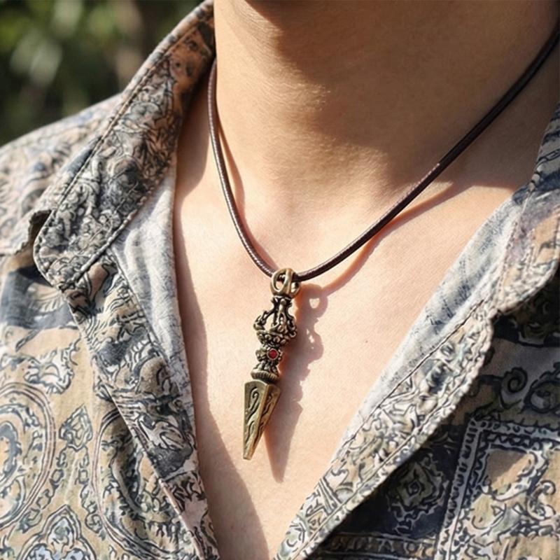 Artistic Handmade Copper Vajra Ritual Object Metal Texture Suitable for Meditations Practice and Interior Decoration