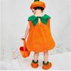 Props Costumes Outfit Halloween Costume Party Masquerade Cloth Pumpkin Costume With Hat and Bag