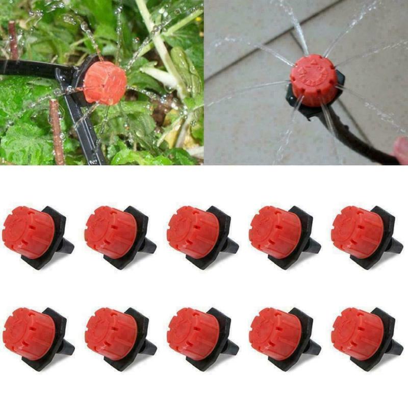 100pcs Micro  Flow  Dripper Drip Head 1/4 Inch Hose Micro Dripper Garden Irrigation Sprayer