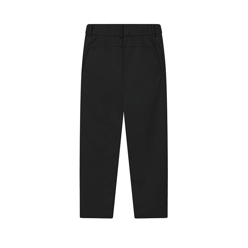 FILA Blue Fashion Classic Simple Business Casual Comfortable Knit Leisure Pants Men bottoms Black F11M612605FBK
