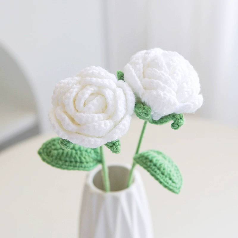 Romantic Rose Artificial Flowers For Wedding Home Decor With Realistic Fabric Material