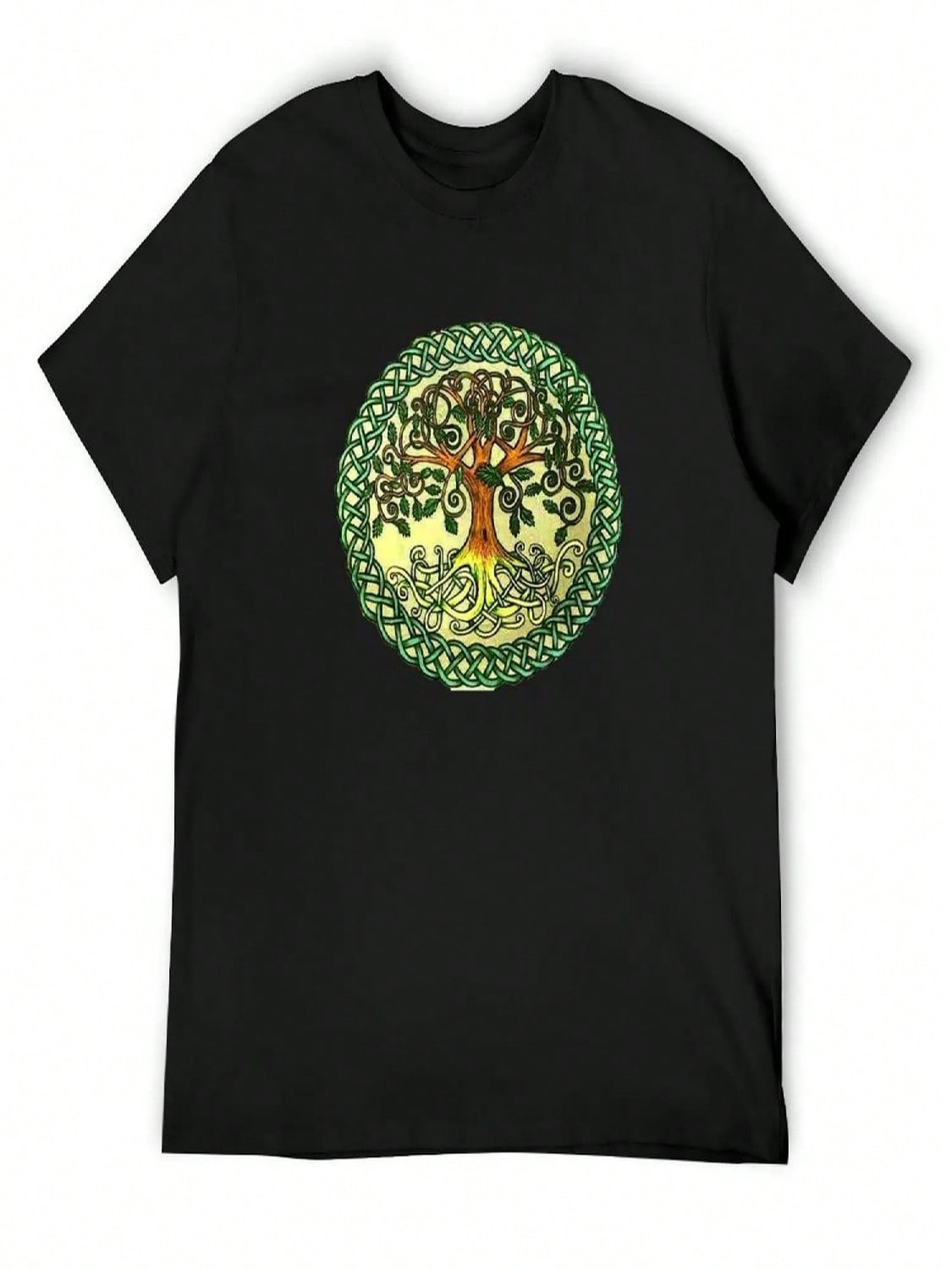 Celtic Tree Of Life T-Shirt New Gifts And T-Shirts Anime T-Shirt Aesthetic Clothes Cotton T Shirt Men S