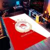 Tappeto Tappeto con Logo Olympiacos per Soggiorno Camera da Letto Casa Decorazione Divano, Tappetino Antiscivolo per Giochi Bambini