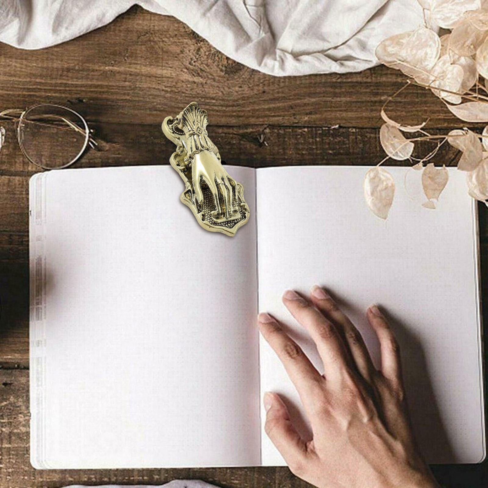 

Зажим для книг в форме руки леди для журналов и альбомов Bronze