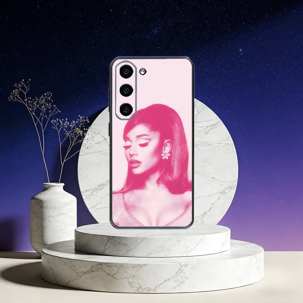 Ariana Grandes Phone Case For Samsung Galaxy A73,A72,A71,A70,A53,A52,A51,Others Soft Black Cover