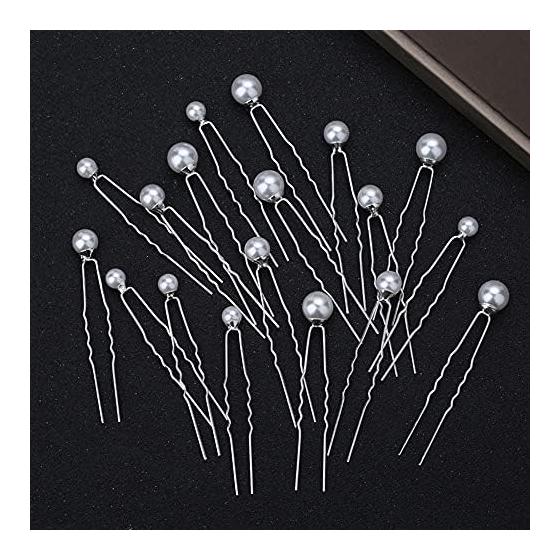 YFFSFDC Pearl Hair Pins, 36 Count, for Weddings, Graduations, Ceremonies, Hair Accessories, Kimono, Styling, Photoshoots