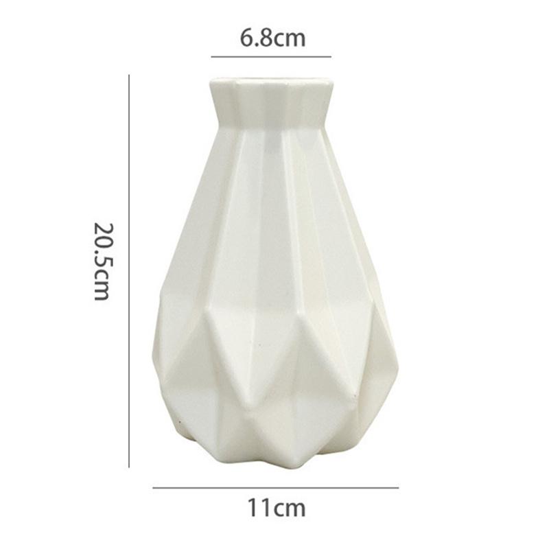 Basket White Decoration Flower Arrangement Ornament Home Vase Modern Flower Pot Living Room Pink Nordic Blue Plastic