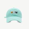 Embroidered Cartoon Cute Baseball Cap Wide Brim Cap Stylish Material Durable