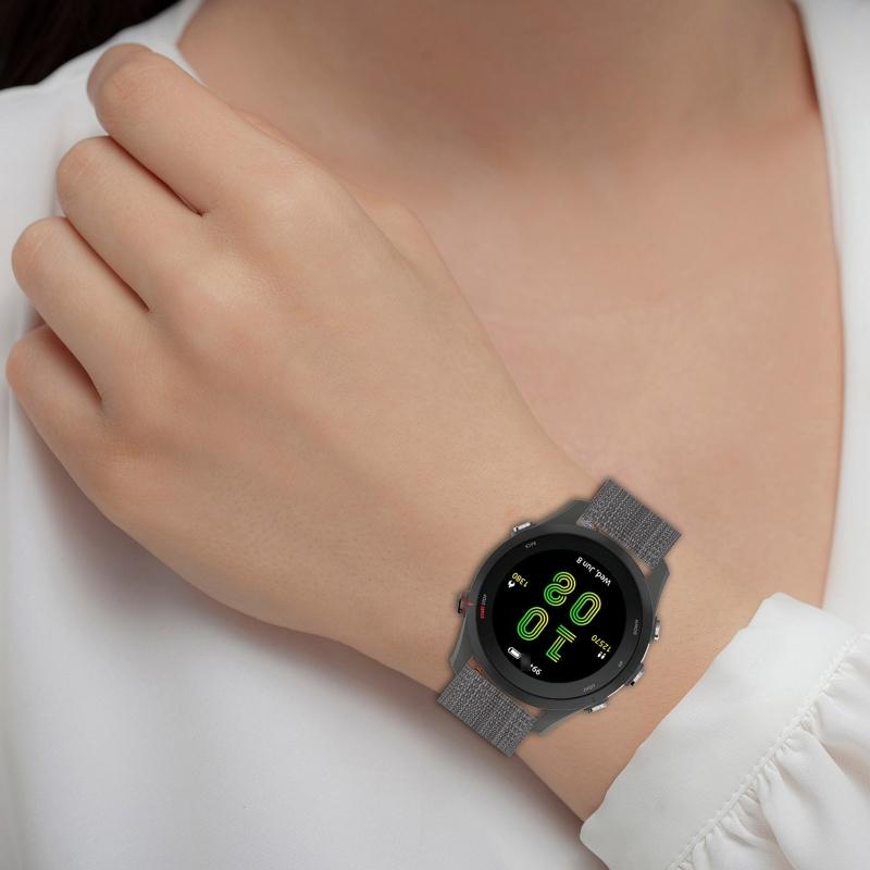 18mm Woven Nylon Band Strap for vivomove 3S, vivoactive 4S, Captain Marvel for Smart Watch Bracelet Wristband