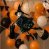 Witch Hat Broomstick Witch Ornament Gothic Broomstick Girl Doll Ghost Witch Pendant  Indoor Decor