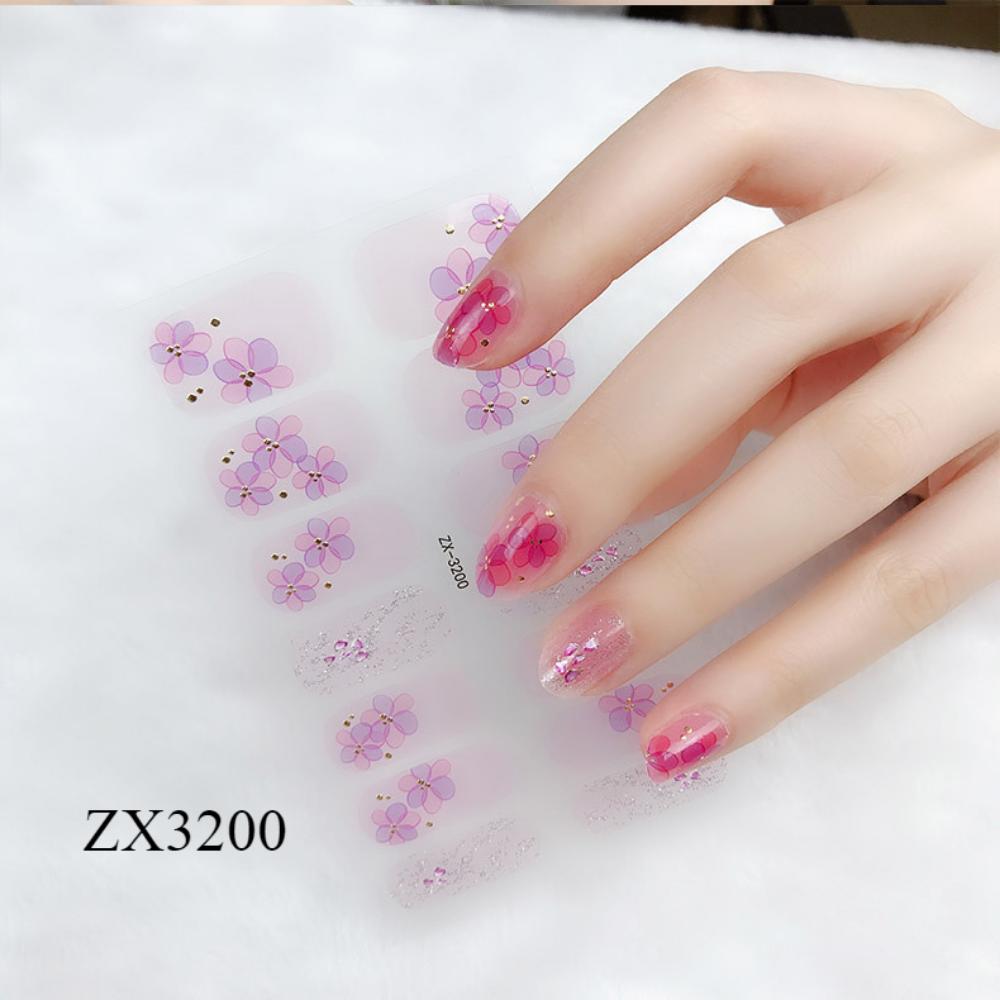 

Трехмерная водонепроницаемая самоклеящаяся пленка для гель-лака без запекания, полная наклейка, весенне-летняя пленка для ногтей, бумага для пленки для ногтей