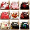 3D Couple Room Bedding Set Valentine's Day Duvet Cover Pillowcase 2/3 Pieces AU220 * 240 Super King Soft Zippered Home Textile