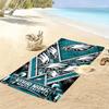Name Custom Philadelphia Eagles Print Beach Towel, Large Soft Quick Dry Towel for Beach Camping Swimming
