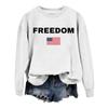 Women's Fashionable Casual Round Neck Loose Printed Long Sleeved Sweatshirt