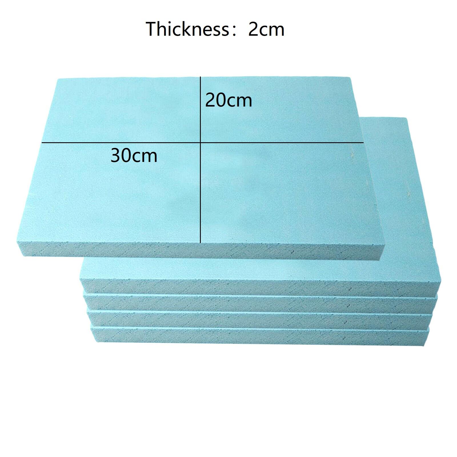 5 Sztuk Pianki X 20 2 Cm Materiał DIY Zestawy Krajobrazowe Blue 30x20x4cm