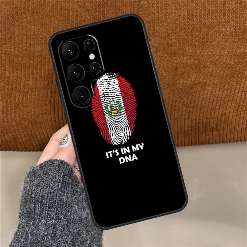 Peru Flag Phone Case For Samsung Galaxy S25 Ultra S9 S10 S20 S21 S22 Plus S24 FE S23 Ultra Back Cover