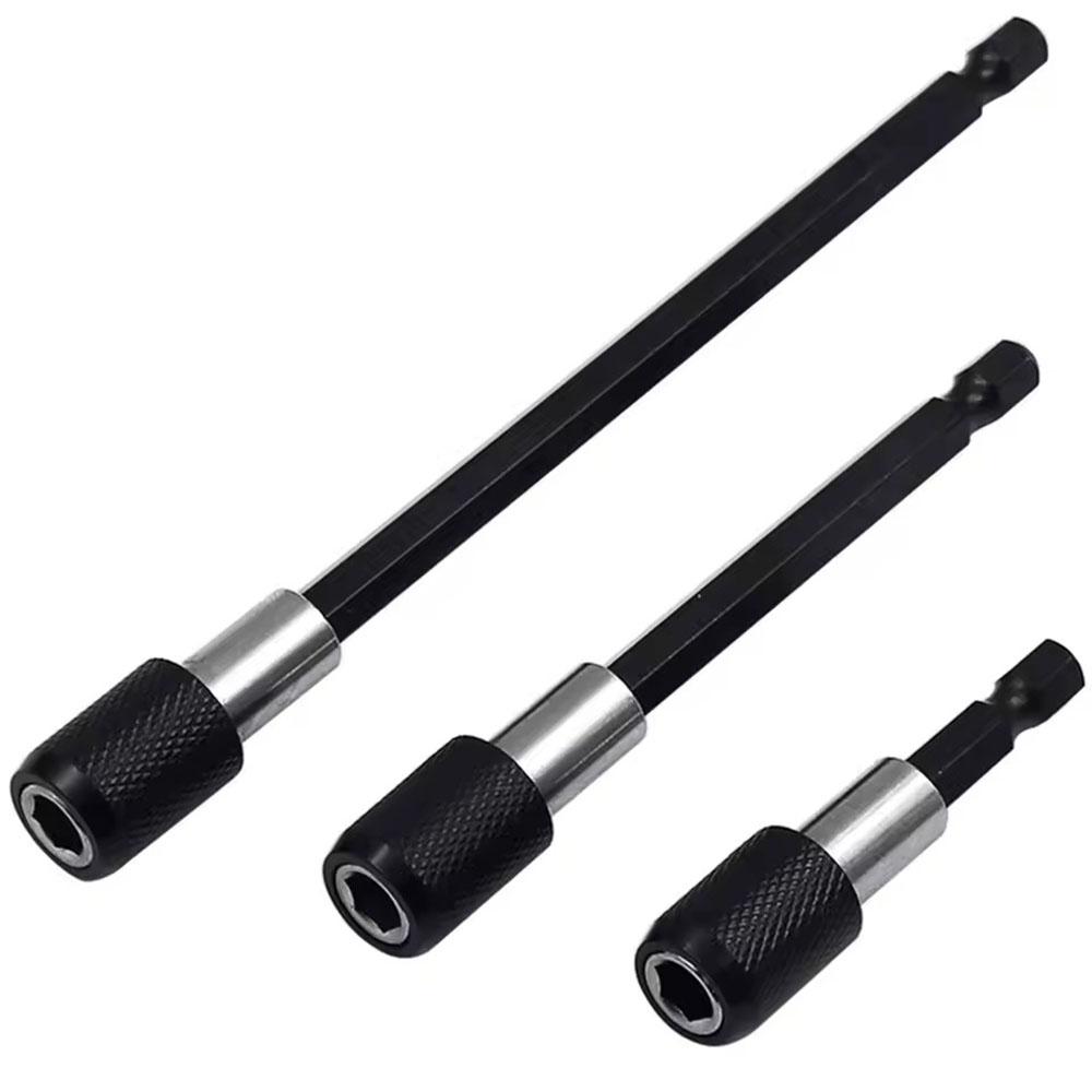 Hexagonal quick release self-locking extension rod, screwdriver extension rod tool, electric drill, quick transfer