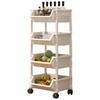 Youqin Rolling Multi-tier Kitchen Storage Cart