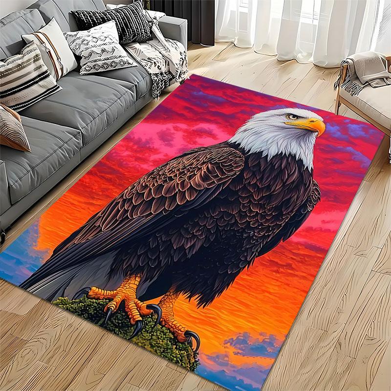 Majestic Bald Eagle Design Suitable As a Non-slip Mat for the Living Room or Bedroom Sofa