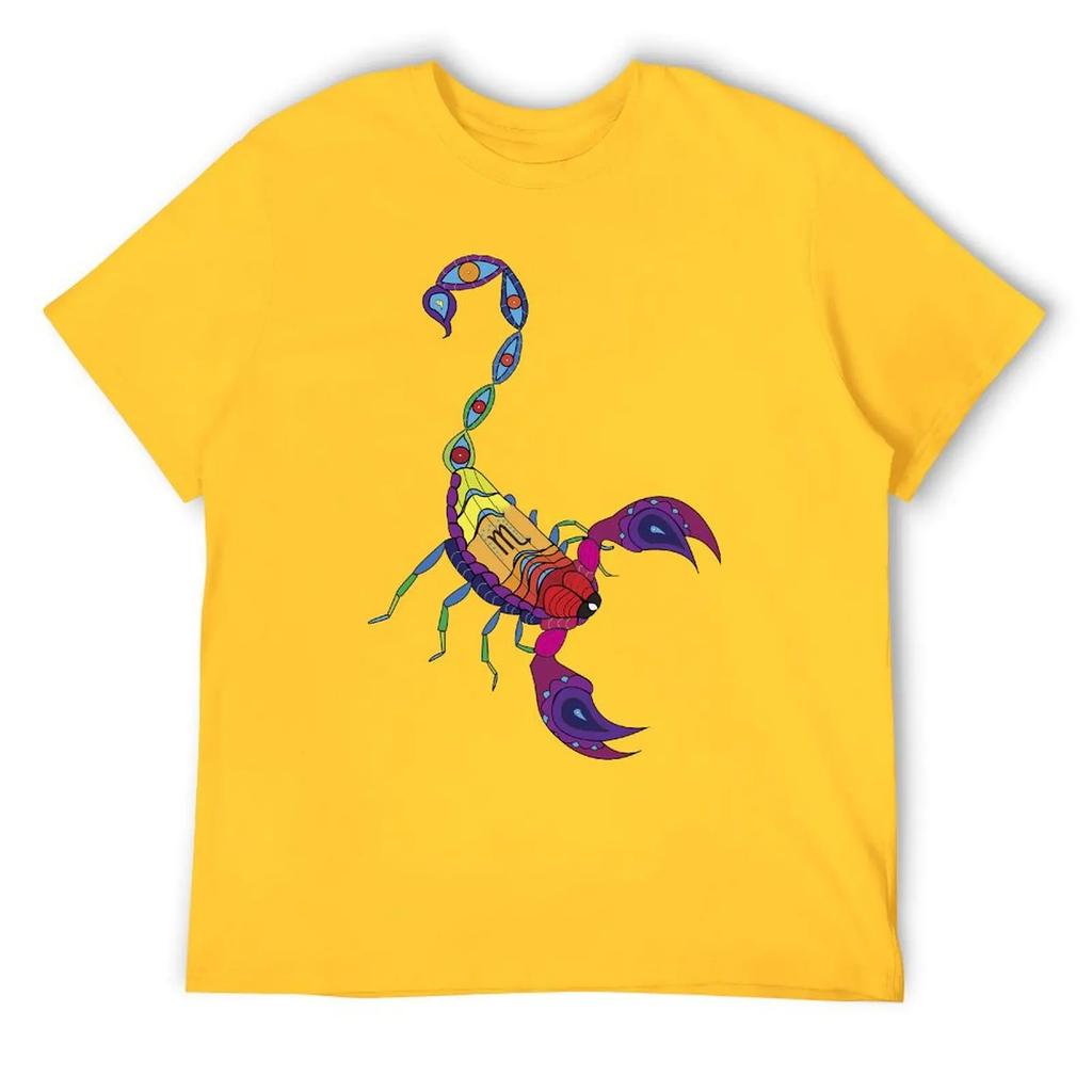 Scorpio Twelve Contellation (5) T-shirts Funny T-shirt Crewneck Campaign  Humor Graphic Leisure Eur Size