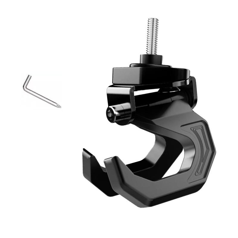 Aluminum Alloy Motorcycle Helmet Double Hook Mount Motorbike Scooter Helmet Holder Universal Hook Hanger Bags Accessory