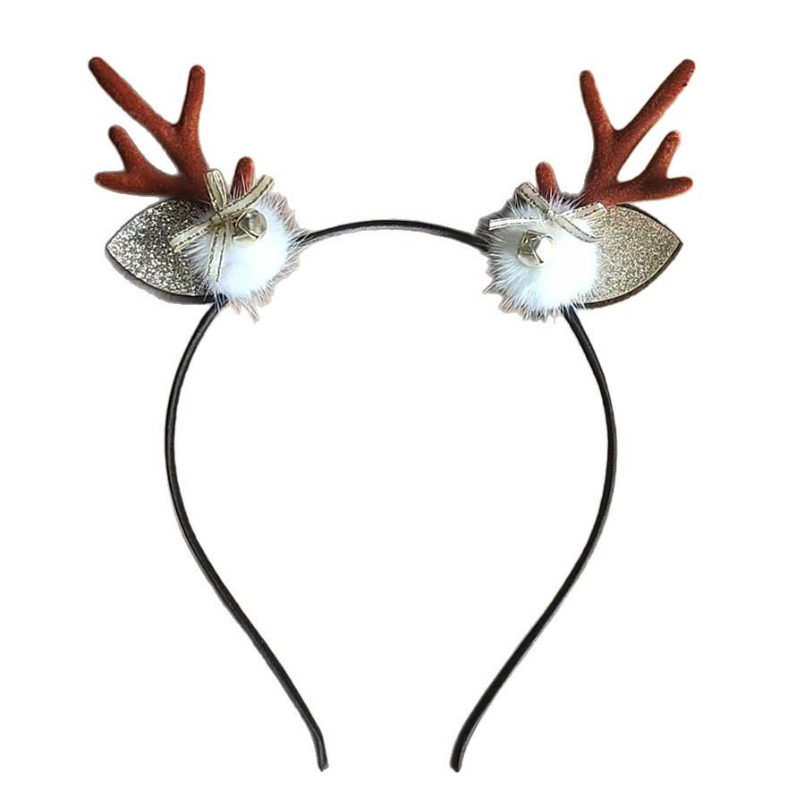 Mori Style Reindeer Antler Fairy Headband: Women's Christmas Hair Clip Decoration Props