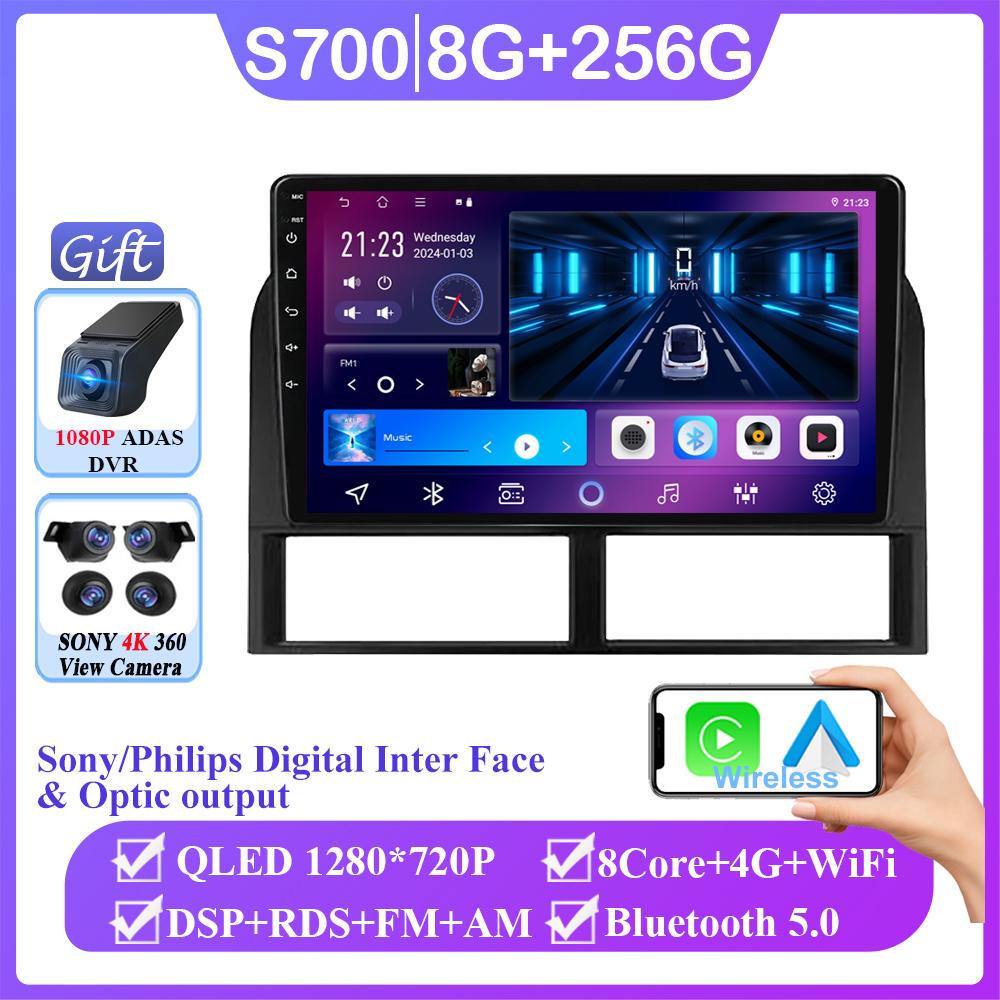 Android 14 2 Din Car Radio Multimedia Player Navigation For Jeep Grand Cherokee II WJ 1998 - 2004 Carplay Auto GPS DVD Head Unit