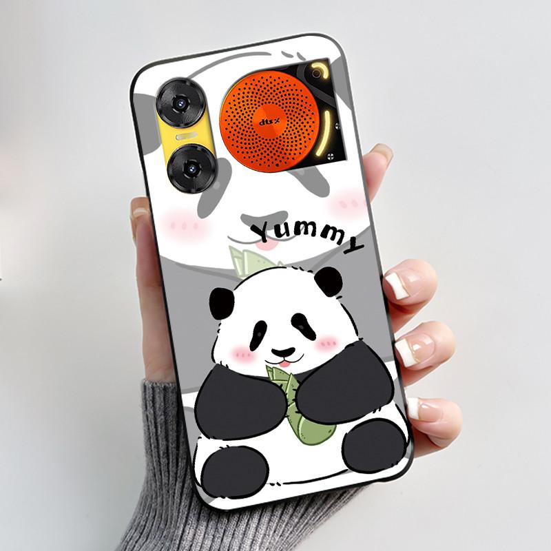 Custodia per Telefono Per ZTE Nubia Music 2 Custodia Z2460 Z2353 Estetica Gatto Carino Astronauta Nera Morbida TPU Silicone Copertura Protettiva Integrale