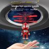 Space Robot Induction Hovering Toy: Luminous Flying Vehicle for Kids