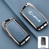 Interior Stickers Zinc Alloy Leather Car Remote Key Case Cover Keychain For Lexus NX GS RX IS ES GX LX RC 200 250 350 LS 450H 30KT6 