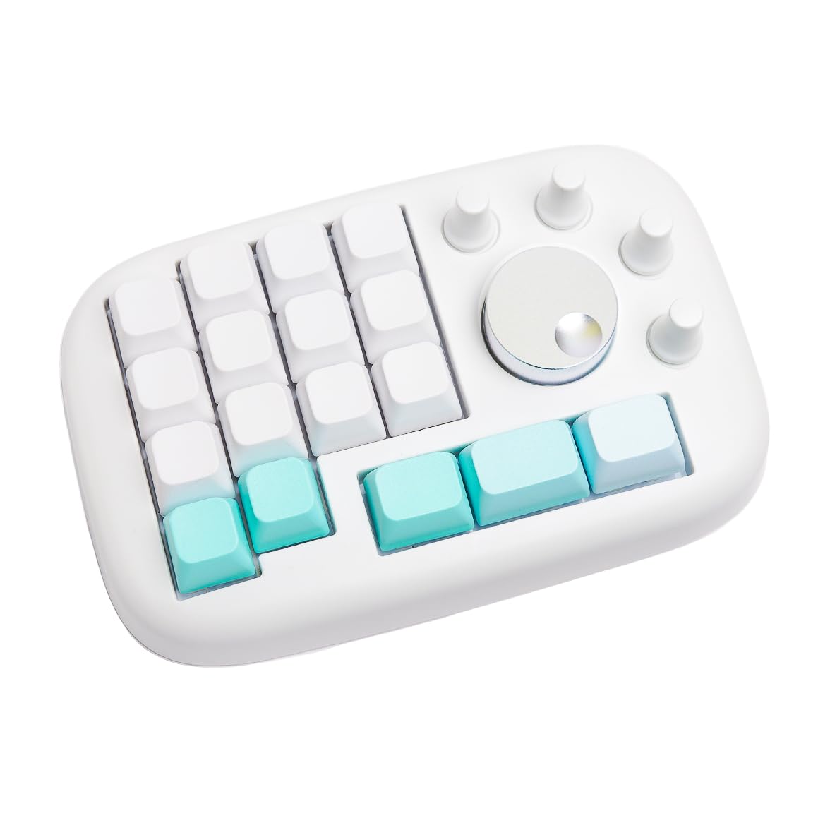 

CreatorPad image 3D music production Compatible with Keyboard shortcut wired connection Customizable White [Left-handed device/One-handed device]